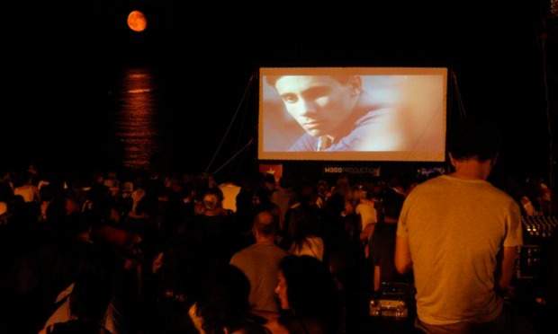 Outdoor film screenings and gigs