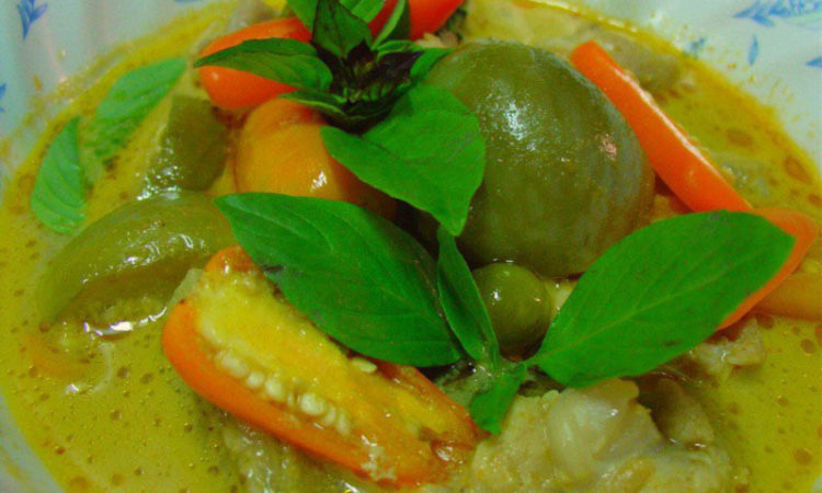 green curry chicken