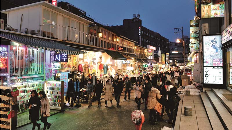 university district of hongdae