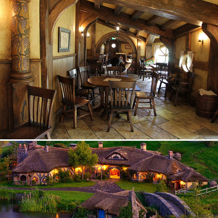 رستوران The Green Dragon Pub In Hobbiton