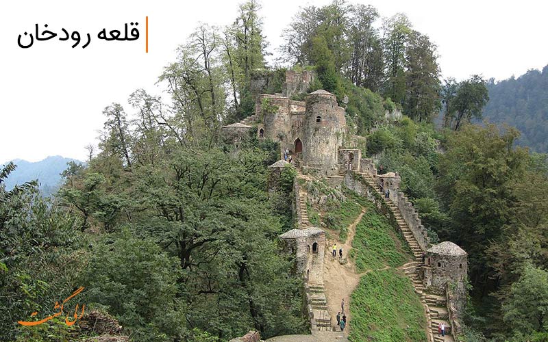 نمایی از طبیعت قلعه رودخان