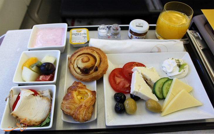 airplane meal