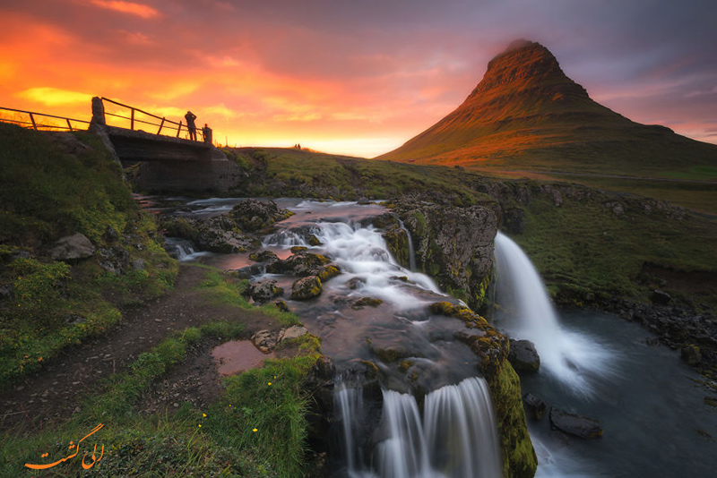 کوه Kirkjufell در ایسلند