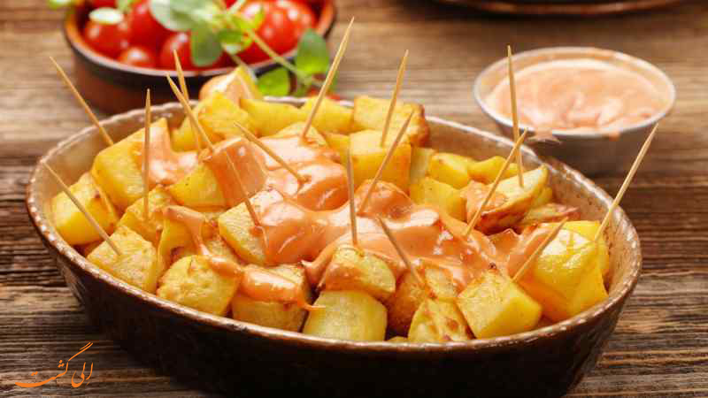 غذای Patatas Bravas