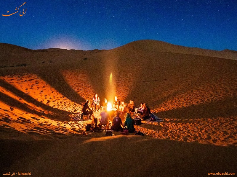 از گرمای آتش در کویر استفاده کنید - الی گشت