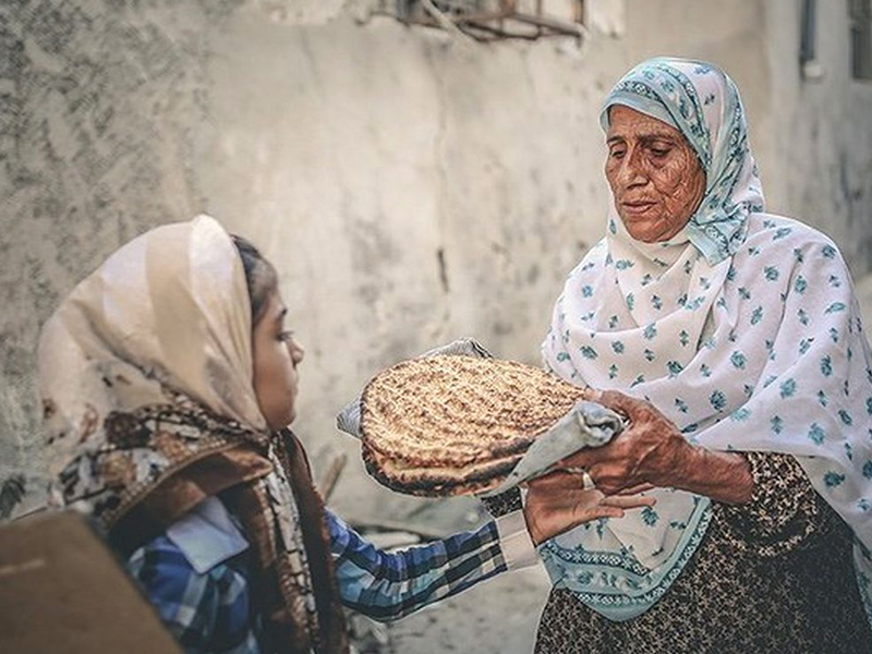 نان محلی بوشهر - الی گشت