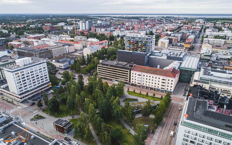 Forenom Aparthotel Oulu Uusikatu- eligasht.com نمای پرنده هتل