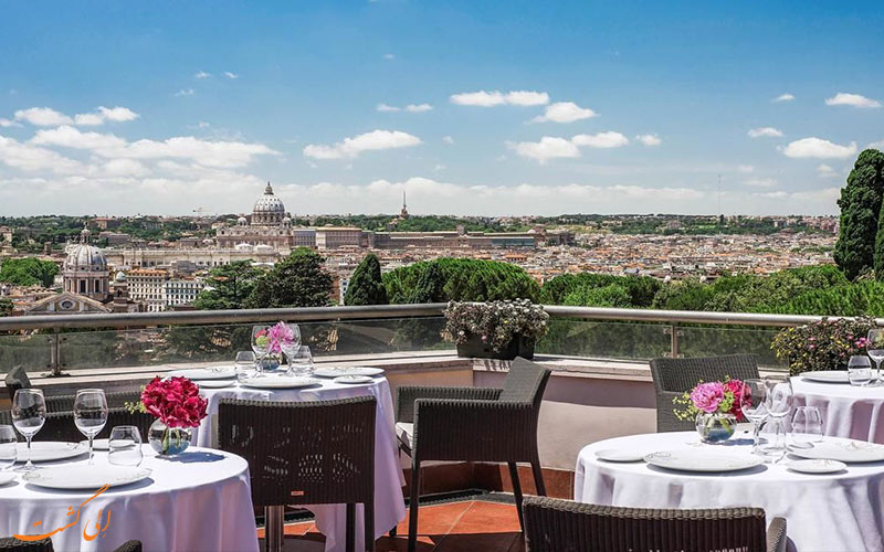 Sofitel Roma Villa Borghese- eligasht.com نمای شهر از تراس