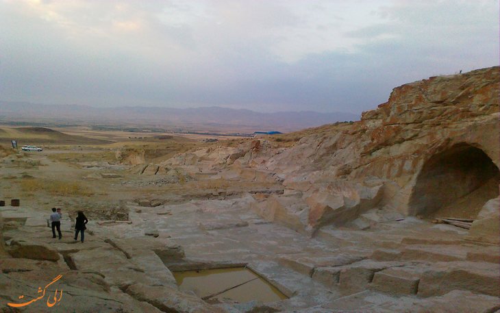 نمایی زیبا از معبد داش کسن