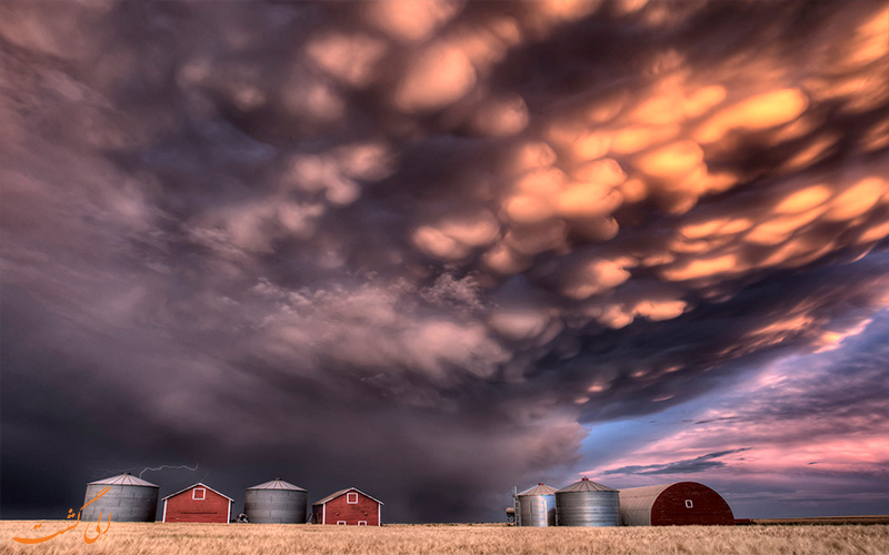 کومولونیمبوس-Cumulonimbus clouds- انواع ابرها