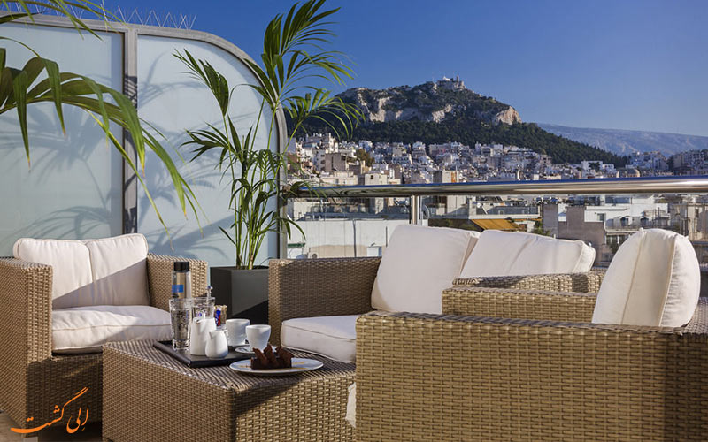 Radisson Blu Park Hotel Athens-eligasht.com نمای تراس