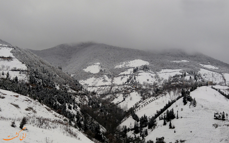 طبیعت زمستانی سیاهرود