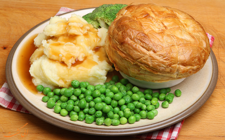 Cottage pie with Peas