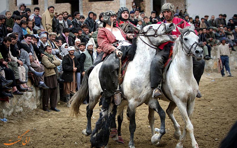 مراسم بزکشی افغانستان از جاذبه های گردشگری افغانستان