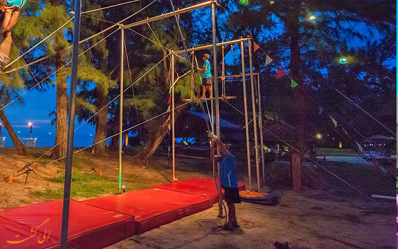 پارک پرواز پرنده ی کیدزسول در پوکت | Flying Trapeze Phuket Adventure KidzSole