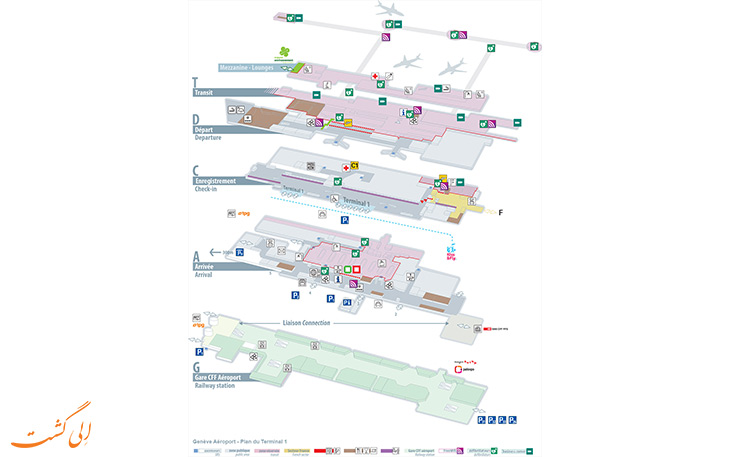 خدمات و امکانات فرودگاه ژنو سوییس