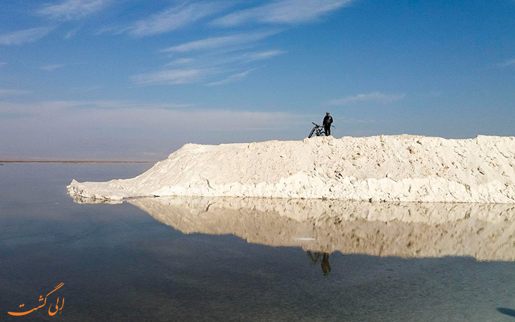 دریاچه نمک قم جان دوباه گرفت