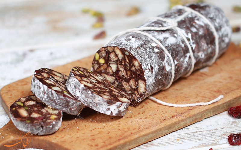 سالامی شکلات | Chocolate salami