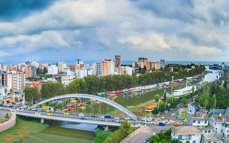 پل معلق بابلسر، معرفی و بررسی جاذبه های گردشگری بابلسر |Babolsar Suspended Bridge