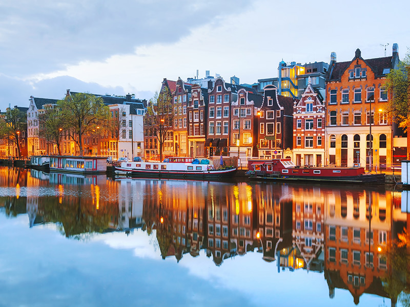 آمستردام از شهرهای زیبای جهان