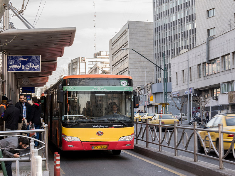 ایستگاه های BRT تهران